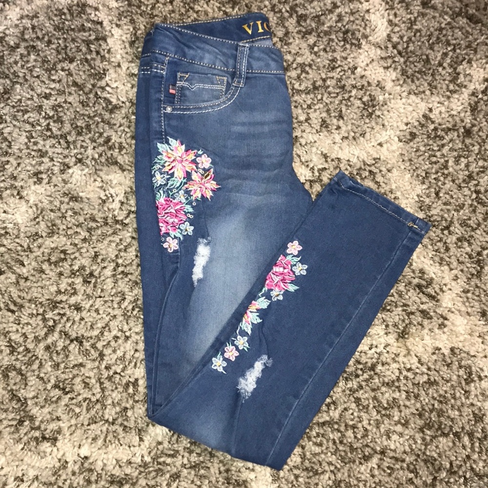 Floral Jeans